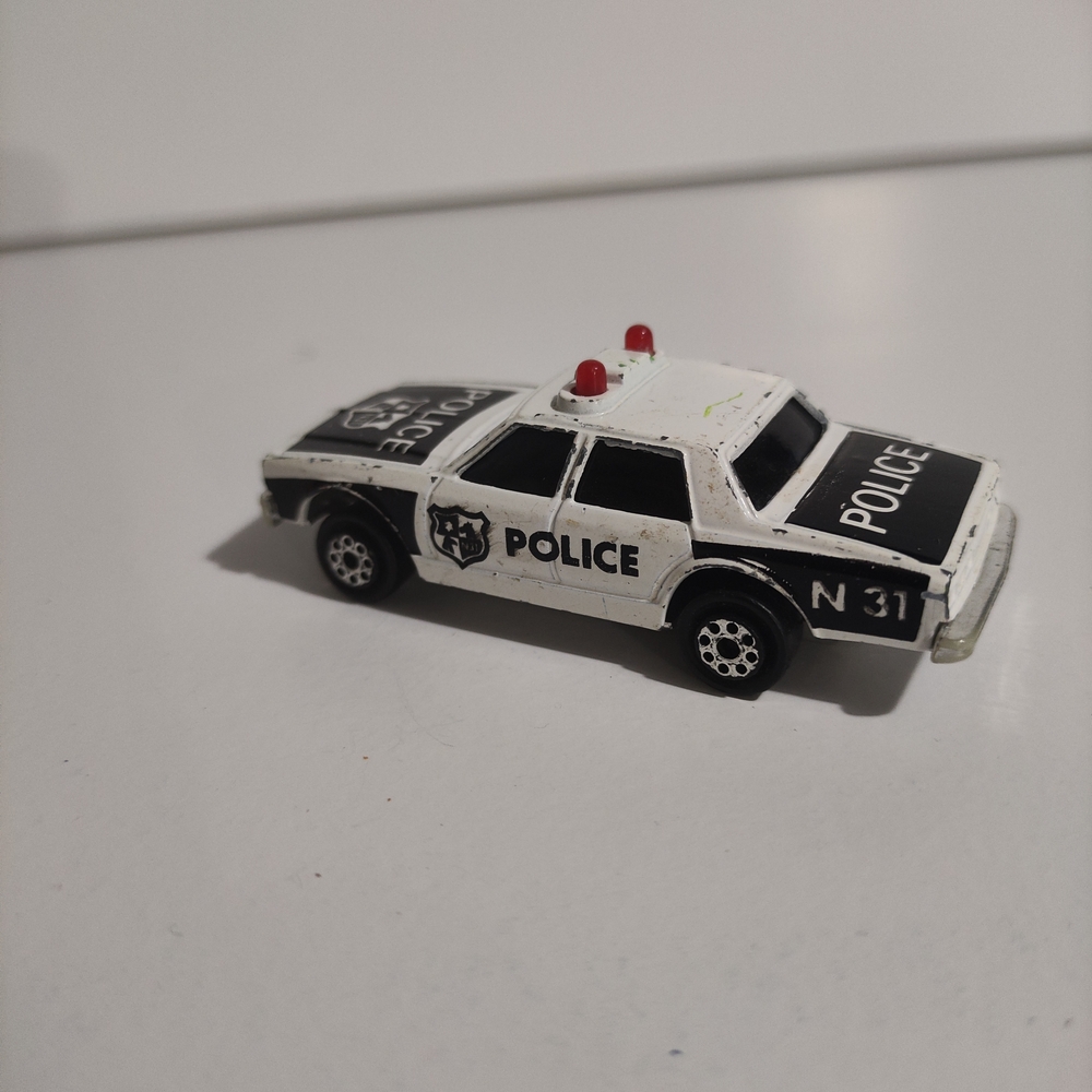 Vintage 1980s Majorette Police Car Sonic Flashers Chevy Caprice